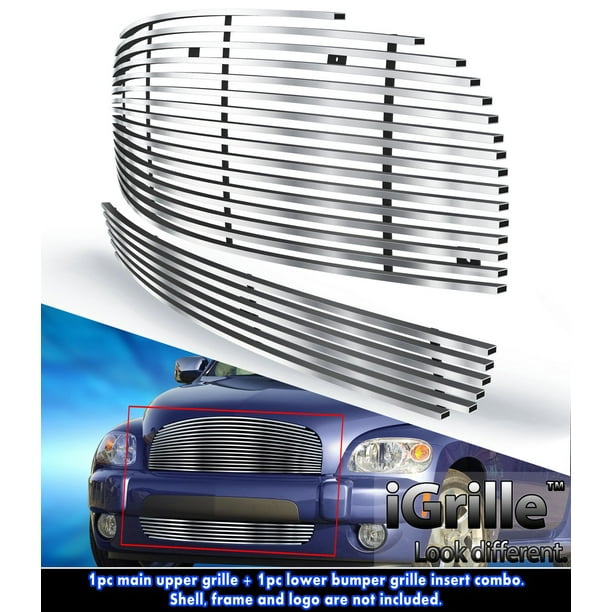 Fits 06-10 Chevy HHR Billet Grille Combo Upper Lower Fits 06-10 Chevy HHR Billet Grille Combo Upper Lower